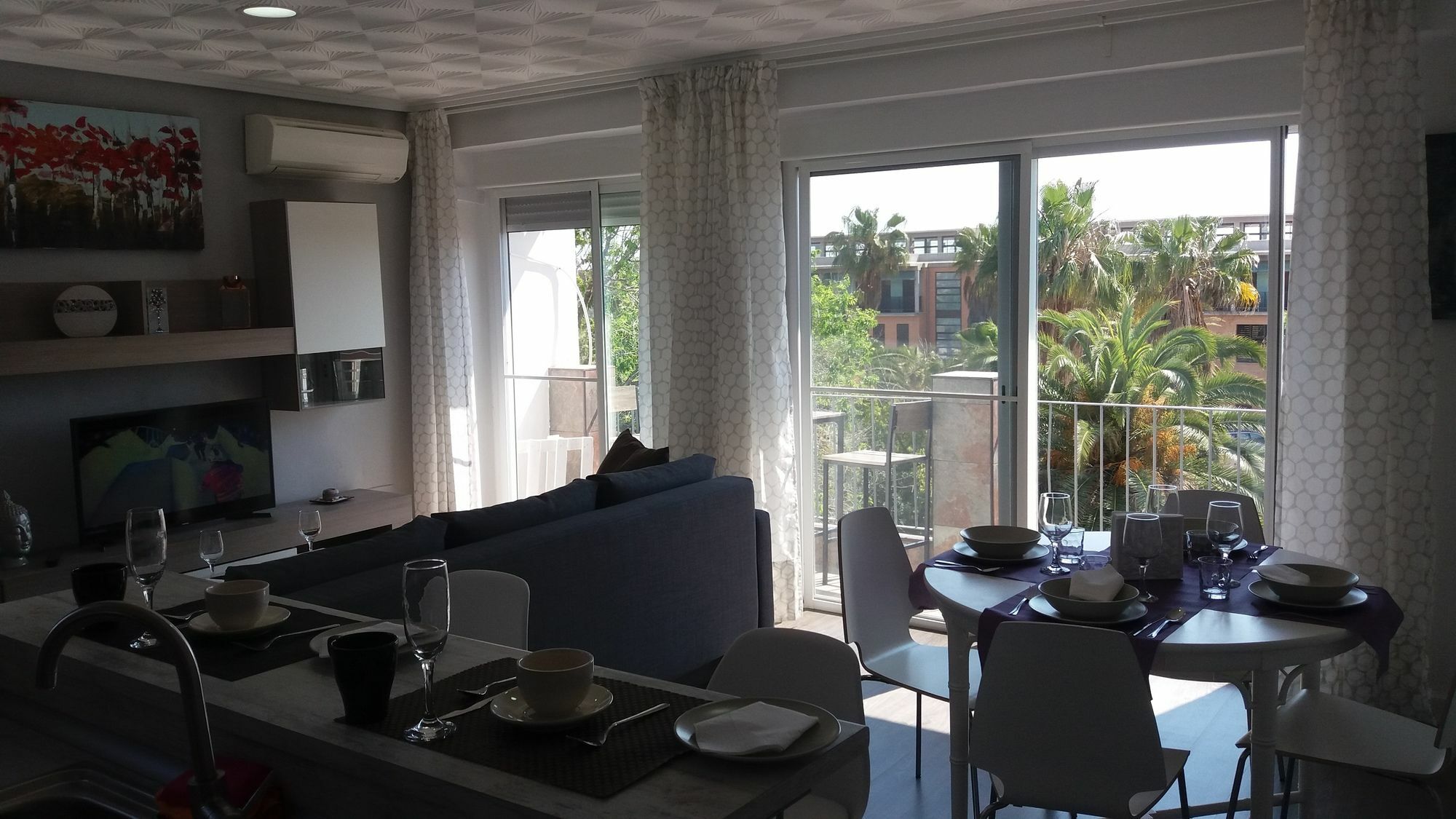 Apartmentsuitespain Atic Panoramic Beach Valensiya Dış mekan fotoğraf